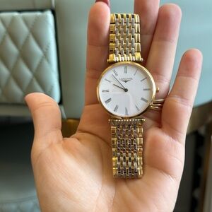 Longines La Grande Classique Watch silver and gold.